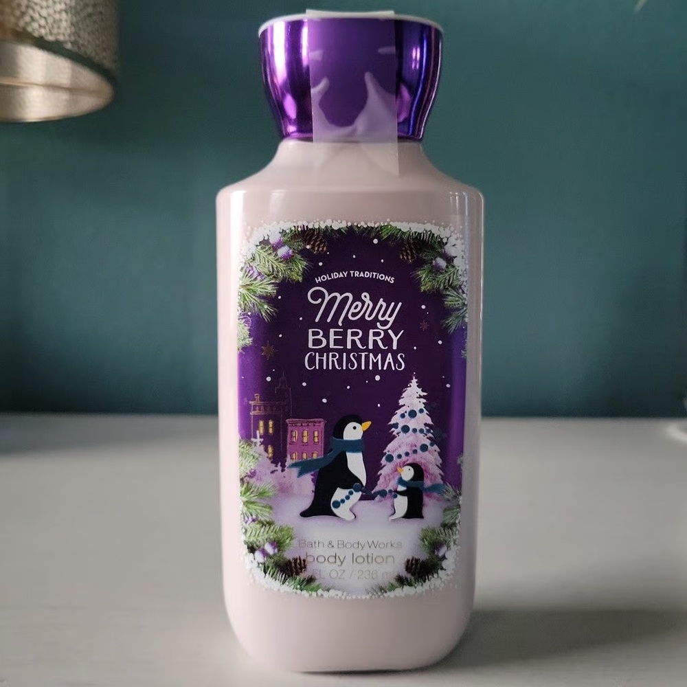Mary Berry Christmas body lotion by Bath and body Works.